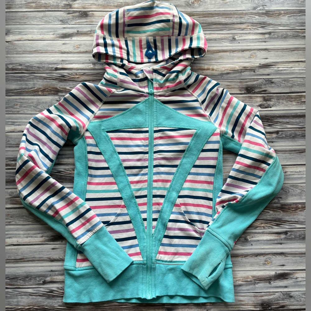 Lululemon Ivivva athletica Good in the hood hoodie girls zipup hooded sweatshirt
